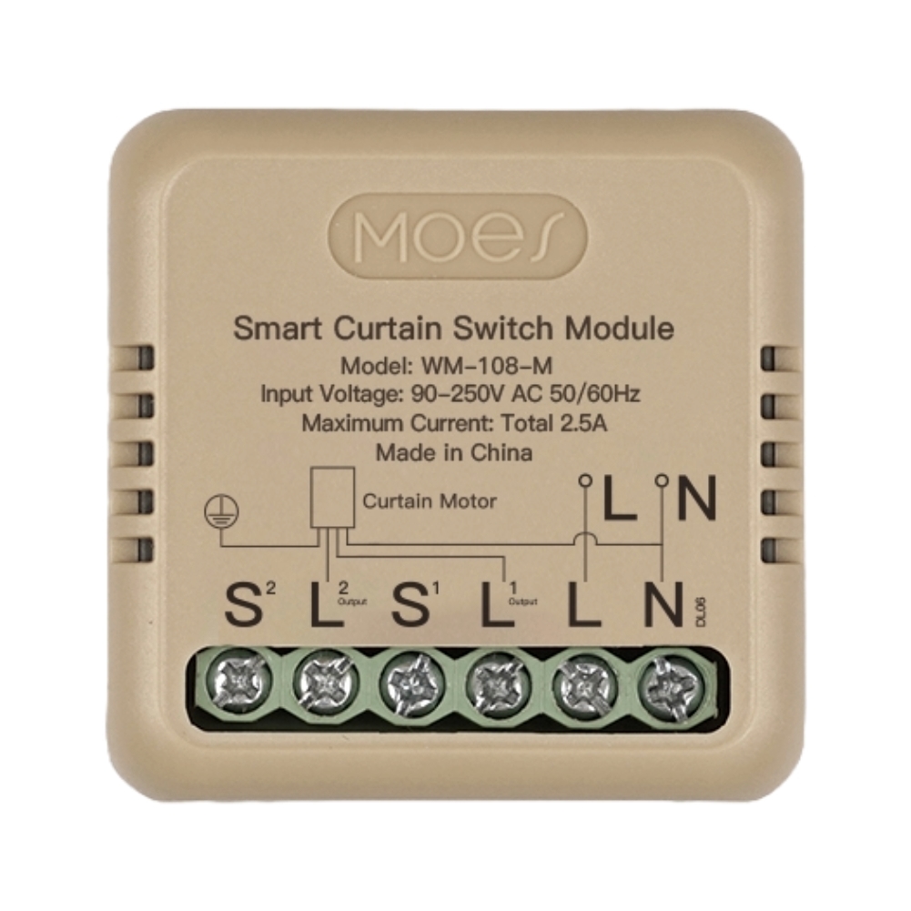 Mini Sterownik do rolet Wi-Fi Moes WM-108-M TUYA