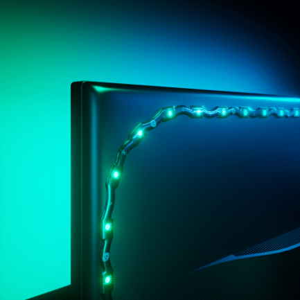 Nanoleaf 4D PC Screen Mirror Lightstrip - system inteligentnego podświetlenia monitora do 32" (2,5 m) - obrazek 3