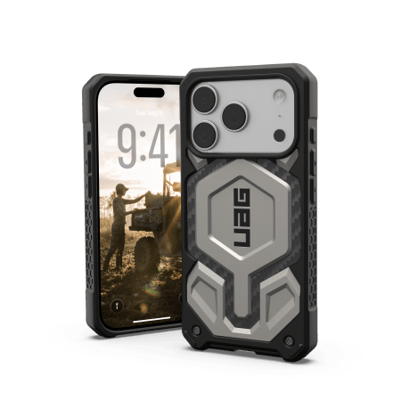 UAG Monarch Pro – etui do iPhone 17 Pro kompatybilne z MagSafe (titanium)