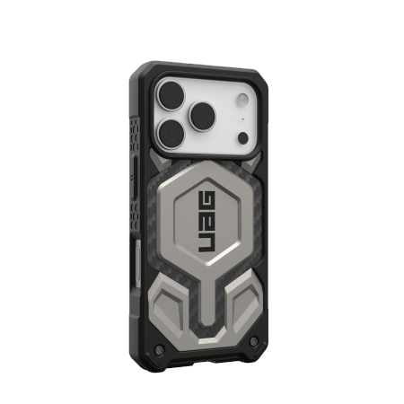 UAG Monarch Pro – etui do iPhone 17 Pro kompatybilne z MagSafe (titanium)