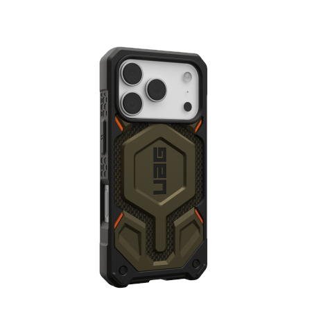 UAG Monarch Pro – etui do iPhone 17 Pro kompatybilne z MagSafe (kevlar element green)