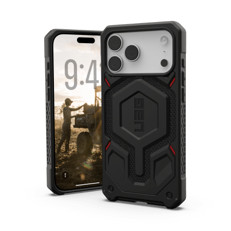 UAG Monarch Pro - etui do iPhone 17 Pro Max kompatybilne z MagSafe (kevlar black) 1 UAG Monarch Pro - etui do iPhone 17 Pro Max kompatybilne z MagSafe (kevlar black)