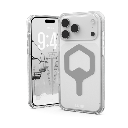 UAG Plyo MagSafe – etui do iPhone 17 Pro Max kompatybilne z MagSafe (ice/silver)