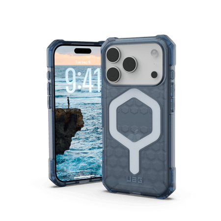 UAG Essential Armor MagSafe – etui do iPhone 17 Pro kompatybilne z MagSafe (cloud blue)