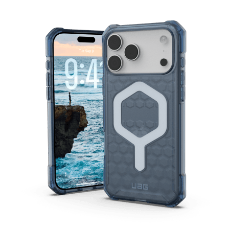 UAG Essential Armor MagSafe – etui do iPhone 17 Pro Max kompatybilne z MagSafe (cloud blue)