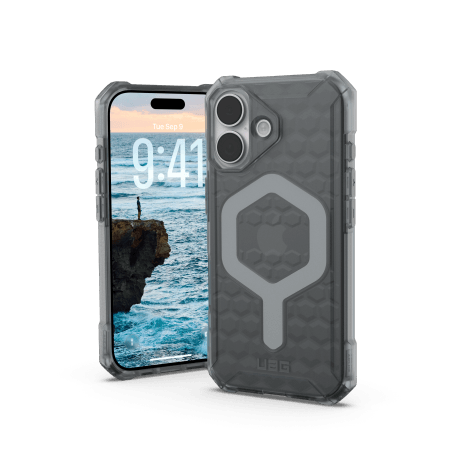 UAG Essential Armor MagSafe – etui do iPhone 17 kompatybilne z MagSafe (ash)