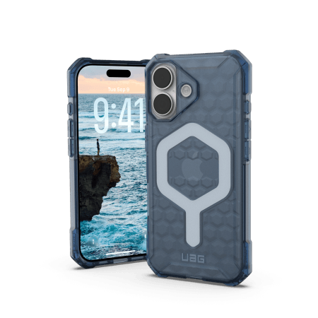 UAG Essential Armor MagSafe – etui do iPhone 17 kompatybilne z MagSafe (cloud blue)