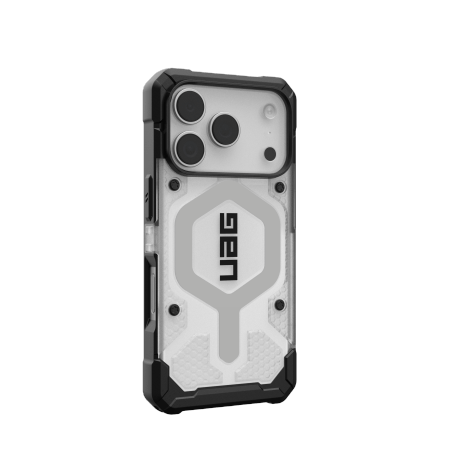 UAG Pathfinder Clear MagSafe – etui do iPhone 17 Pro kompatybilne z MagSafe (ice/silver)