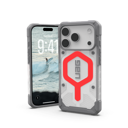 UAG Pathfinder Clear MagSafe Bundle – etui do iPhone 17 Pro kompatybilne z MagSafe oraz smycz na nadgarstek (blues)
