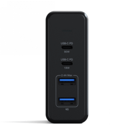 Satechi Desktop 108W Pro – ładowarka sieciowa (2x USB-C PD 90W/18W, 2X USB-A total 12W)