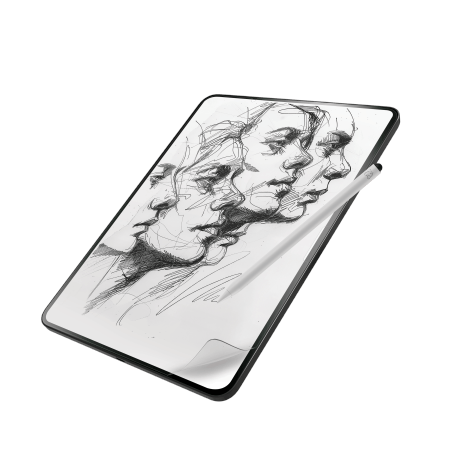ZAGG InvisibleShield Fusion Canvas – antybakteryjna folia ochronna imitująca papier do iPad Air 13″ M2 (2024) / M3 (2025)