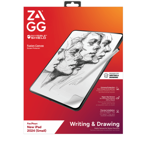 ZAGG InvisibleShield Fusion Canvas – antybakteryjna folia ochronna imitująca papier do iPad Pro 11″ M4 (2024)