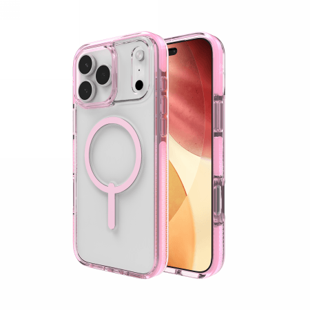 ZAGG Santa Cruz Snap – etui do iPhone 17 Pro Max kompatybilne z MagSafe (pink sorbet)
