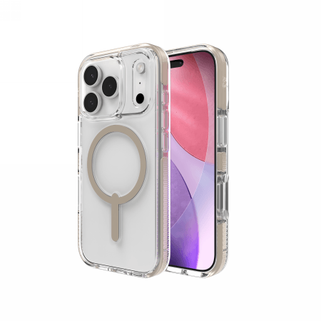 ZAGG Santa Cruz Snap – etui do iPhone 17 Pro kompatybilne z MagSafe (titanium)