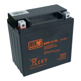 Akumulator Motocyklowy MW Power MWR 12-12L 12V 12Ah AGM VRLA