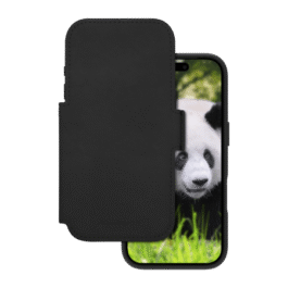 dbramante 1928 Lynge MS – skórzane etui do iPhone 17 Pro kompatybilne z MagSafe (black)