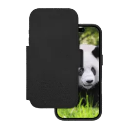 dbramante 1928 Lynge MS – skórzane etui do iPhone 17 Pro kompatybilne z MagSafe (black)