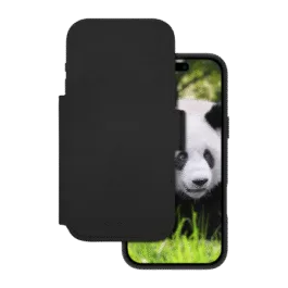 dbramante 1928 Lynge MS – skórzane etui do iPhone 17 Pro Max kompatybilne z MagSafe (black)