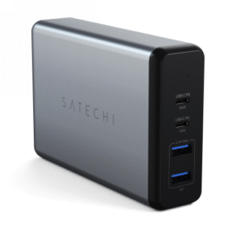 Satechi Desktop 108W Pro – ładowarka sieciowa (2x USB-C PD 90W/18W, 2X USB-A total 12W)