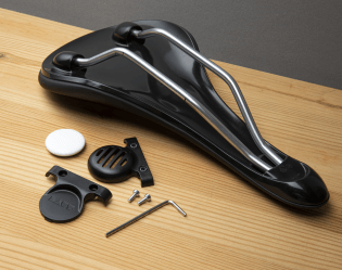 LAUT Bike Tag Saddle Mount – rowerowy uchwyt do AirTag do montażu pod siodełkiem (black)