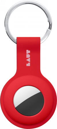 LAUT Huex Tag – etui ochronne do AirTag (crimson)