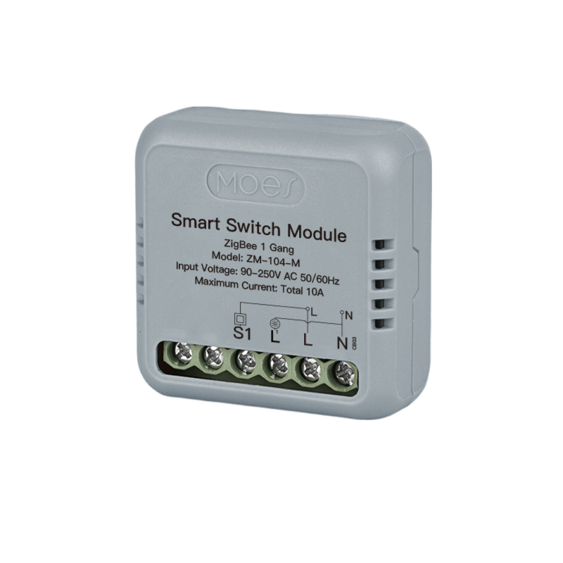 Przekaznik dopuszkowy Mini Zigbee Moes ZM-104-M Tuya 4 Przekaznik dopuszkowy Mini Zigbee Moes ZM-104-M Tuya 4
