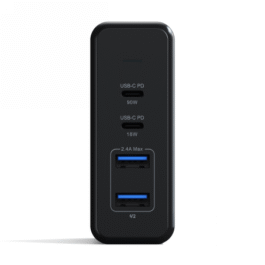 Satechi Desktop 108W Pro – ładowarka sieciowa (2x USB-C PD 90W/18W, 2X USB-A total 12W)