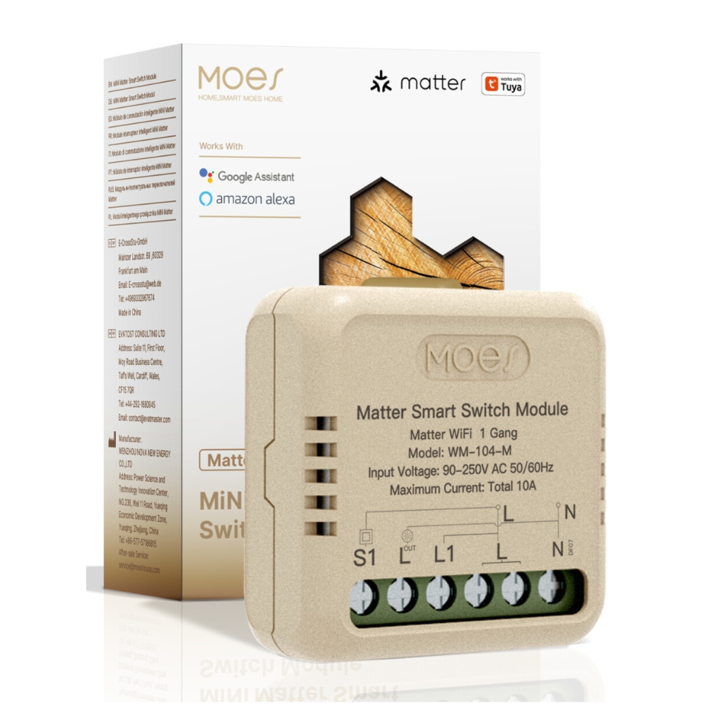 Przekaźnik 1-kanałowy Mini Matter Moes MWM-104-M