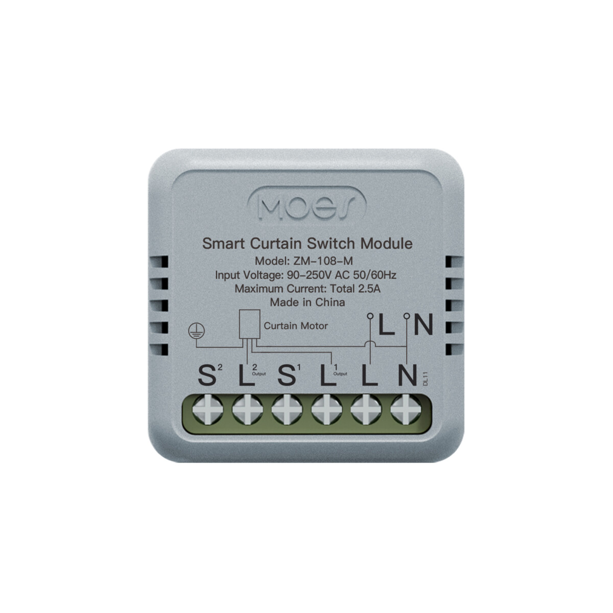 Mini Sterownik Zigbee do rolet Moes ZM-108-M TUYA 1 Mini Sterownik Zigbee do rolet Moes ZM-108-M TUYA