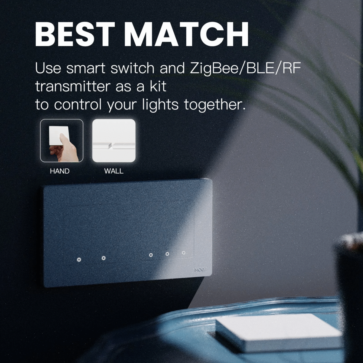Przełącznik Star Ring Zigbee 1-Gang Biały Moes ZS-SR-EU1-WH-MS Tuya 8 Przełącznik Star Ring Zigbee 1-Gang Biały Moes ZS-SR-EU1-WH-MS Tuya