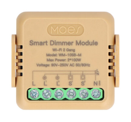 Ściemniacz Podwójny Mini Wi-Fi Moes MS-105B-M Tuya 1