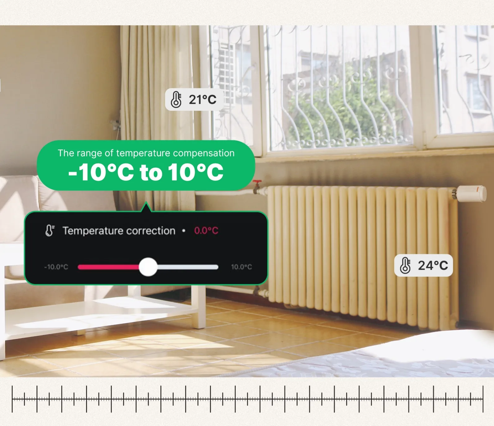 Głowica termostatyczna Star Ring Biala Moes ZTRV-S01-WH-MS Zigbee Tuya 6
