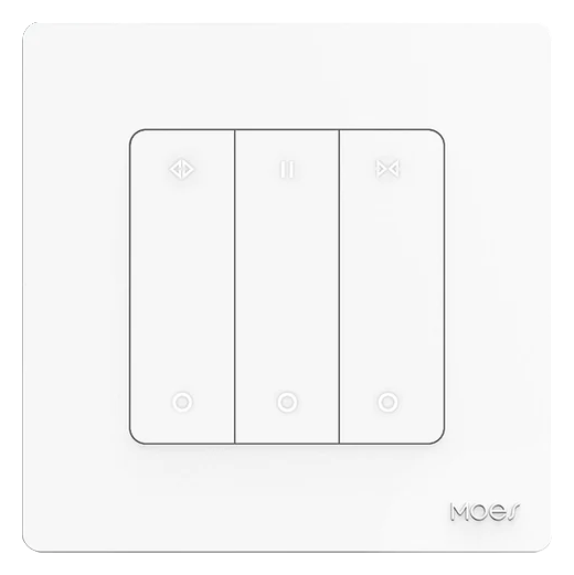 Przełącznik rolet Star Ring Zigbee + RF EU Biały Tuya 1 Przełącznik rolet Star Ring Zigbee + RF EU Biały Tuya 1