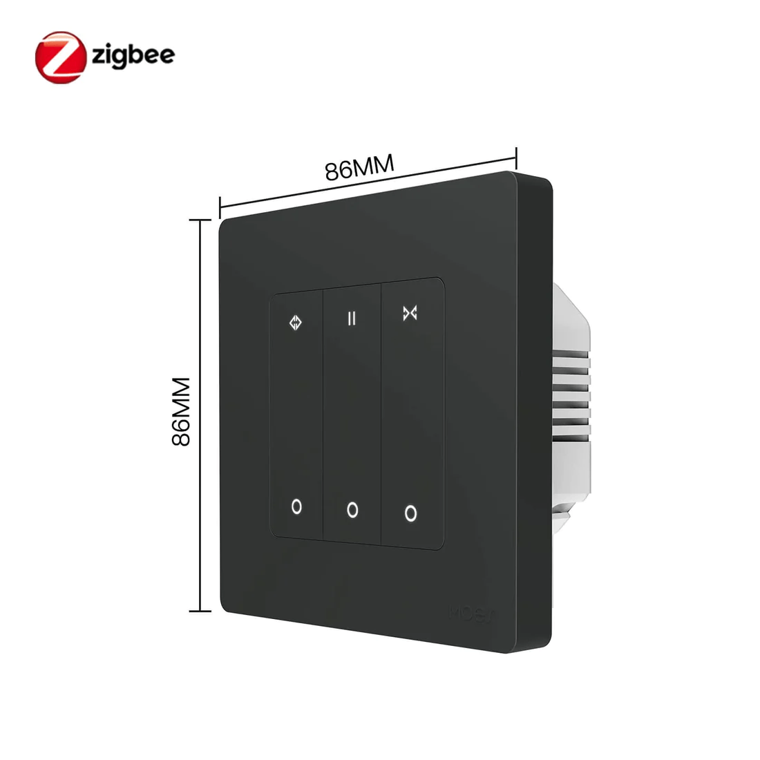 Przełącznik rolet Star Ring Zigbee + RF EU Biały Tuya 3 Przełącznik rolet Star Ring Zigbee + RF EU Biały Tuya 3
