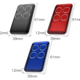 Pilot radiowy 4 przyciskowy 433MHz EV1527 Czerwony Moes YK2128-R Tuya