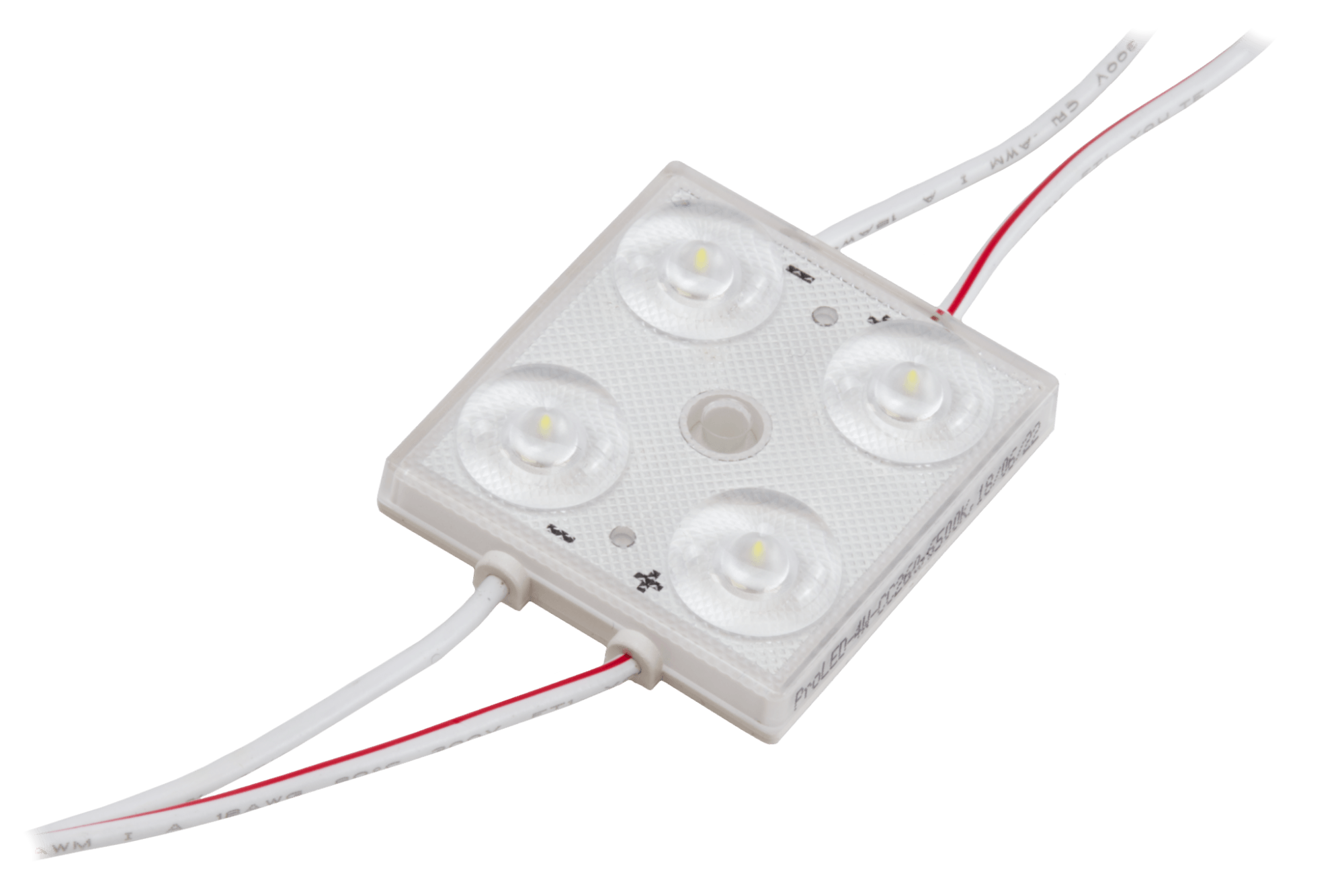 Moduł LED o wysokiej wydajności 12V 1.6W 7000K, 4 diody