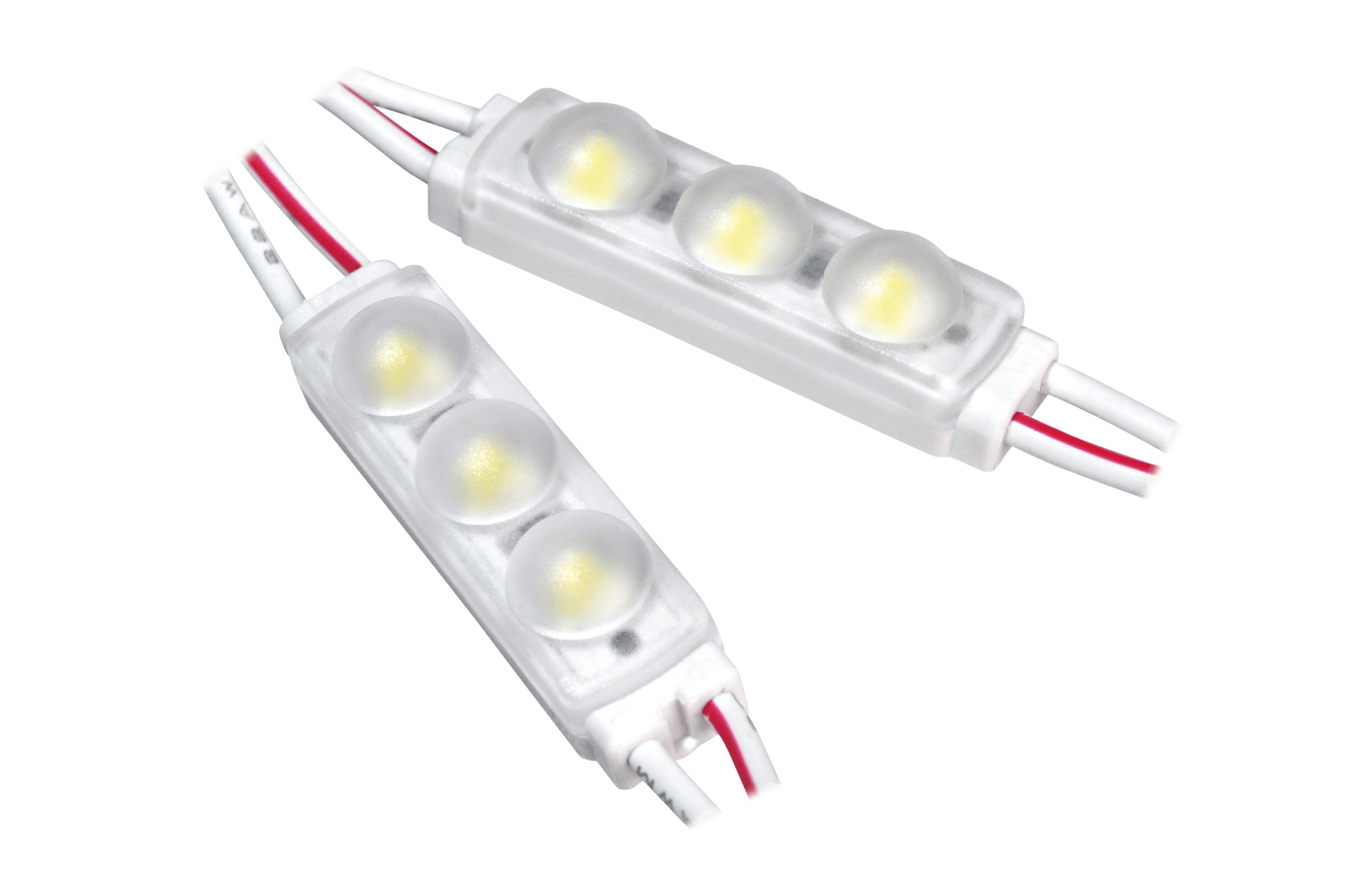 Moduł LED 12V/0,72W 72lm 100mm 6500K z soczewką 140° 1 Moduł LED 12V/0,72W 72lm 100mm 6500K z soczewką 140°