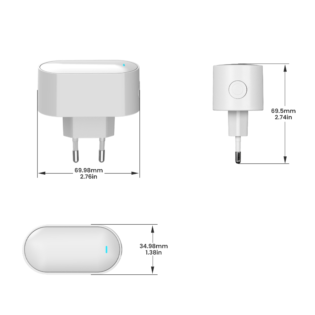 Bramka Zigbee Wi-Fi Bluetooth Mesh Moes MPH-S1-EU-MS Tuya 3 Bramka Zigbee Wi-Fi Bluetooth Mesh Moes MPH-S1-EU-MS Tuya