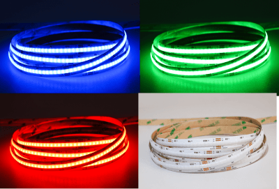 Taśma LED  COB 14W 768 chips/m CRI >90 12V RGB IP20 5m