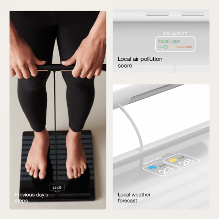 Withings Body Scan - waga z analizą składu masy ciała oraz pomiarem tętna. Wyrób medyczny (white) 3 Withings Body Scan - waga z analizą składu masy ciała oraz pomiarem tętna. Wyrób medyczny (white)