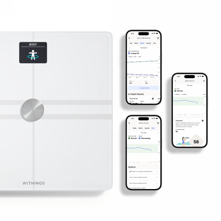 Withings Body Comp - waga z analizą masy ciała oraz pomiarem tętna. Wyrób medyczny (white) 2 Withings Body Comp - waga z analizą masy ciała oraz pomiarem tętna. Wyrób medyczny (white)