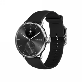 Withings Scanwatch 2 – zegarek z funkcją EKG, pomiarem pulsu i SPO2 oraz mierzeniem aktywności fizycznej i snu (38mm, black)