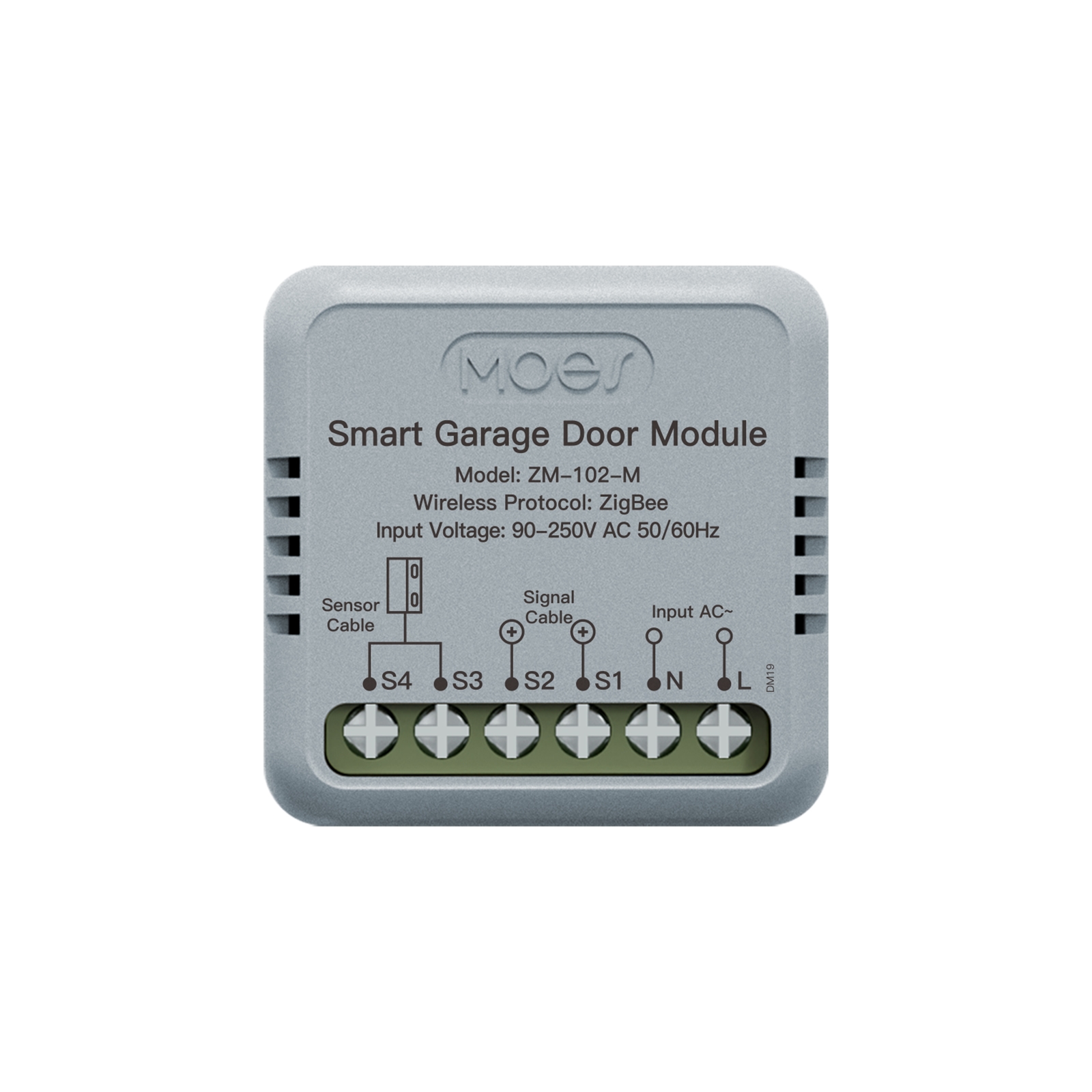 Sterownik bramy garażowej Zigbee MOES ZM-102-M TUYA