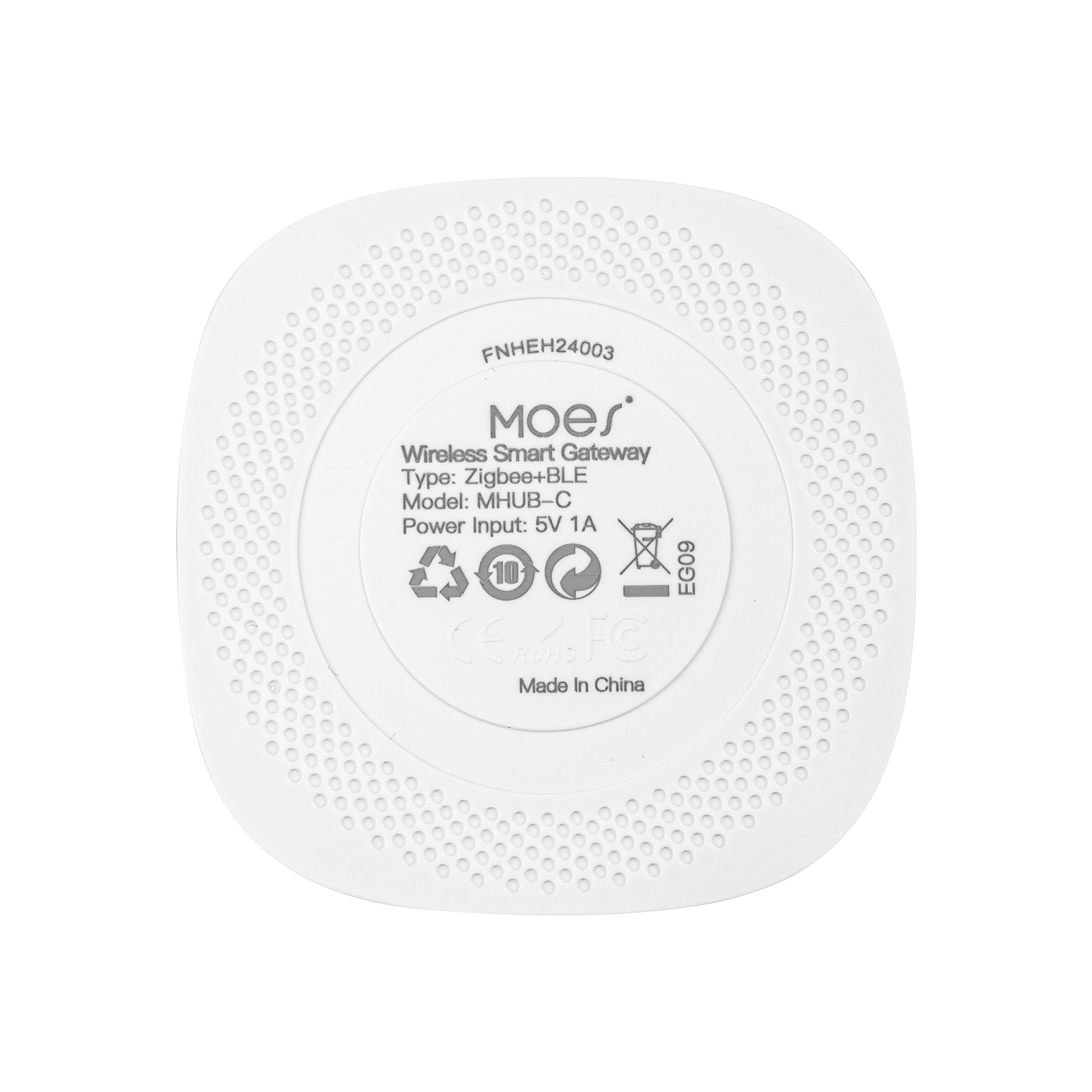 Bramka ZigBee WiFi Bluetooth Mesh MOES MHUB-C Tuya biał 5 Bramka ZigBee WiFi Bluetooth Mesh MOES MHUB-C Tuya biał