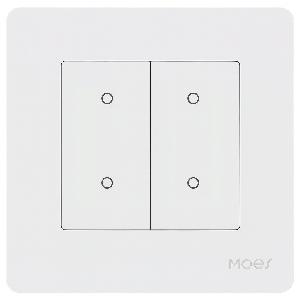 Bezprzewodowy Pilot Scen MOES Star Ring 4-Kanałowy ZigBee Tuya Biały 1 ea803a86eb5f29d12050859debb98274